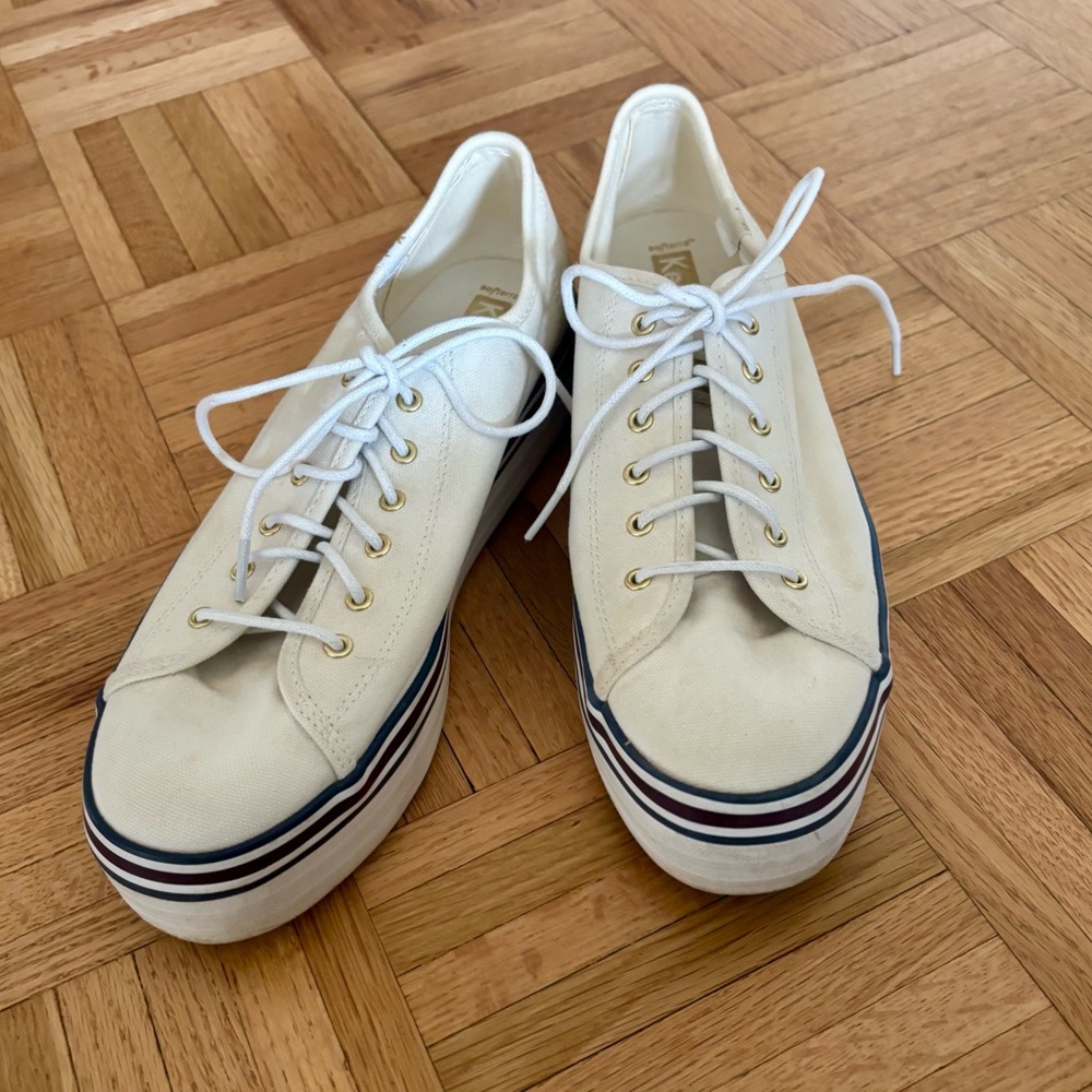 Keds White Canvas Sneakers - Picture 5 of 6